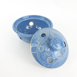 Blue Glazed    - Mosquito Coil Holder