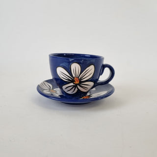 Cup and Saucer - White Daisy