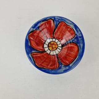 Dipping Dish - Red Flower