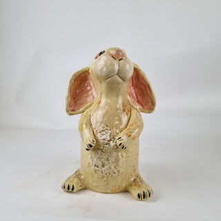 Animal Sculpture - Cream Bunny