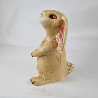 Animal Sculpture - Cream Bunny