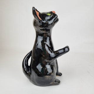 Animal Sculpture - Black Cat Sooty