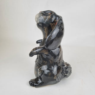 Animal Sculpture - Grey Bunny