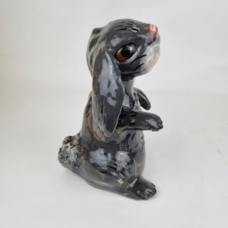 Animal Sculpture - Grey Bunny