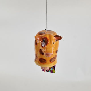 Wind Chime Animal - Brown Cow