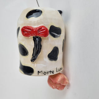 Wind Chime Animal - White Spotty Cow