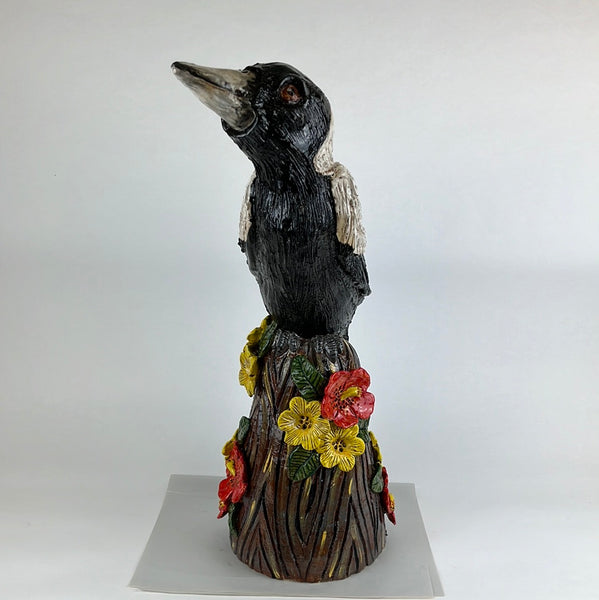 Bird Sculpture - Magpie