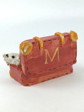 Animal Sculpture - Spot in Suitcase