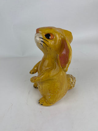 Yellow Bunny - Animal Sculpture