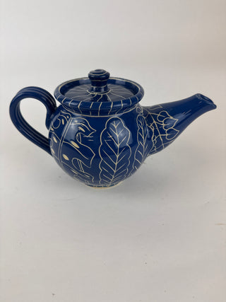 Teapot Blue and White