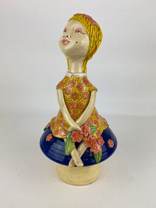 Sculpture - Girl on Mushroom