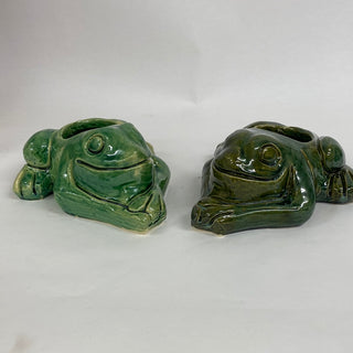 Frog Planter Glazed