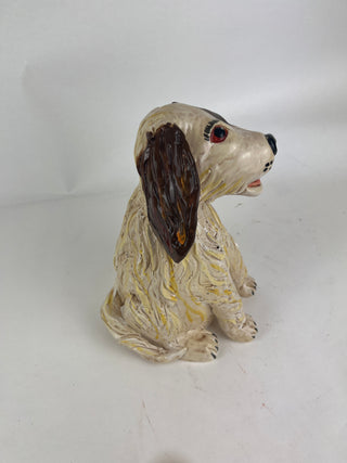 Animal Sculpture - White Dog Buster