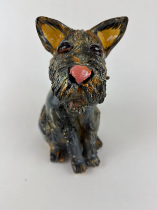 Animal Sculpture - Grey Tan Dog