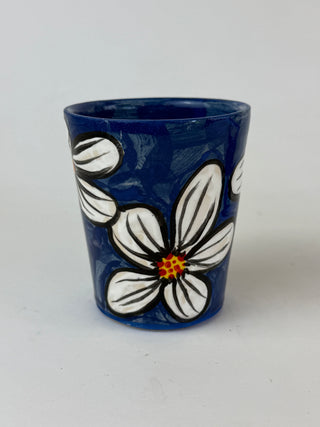 Mini Beaker - White Daisy