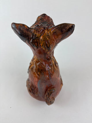 Animal Sculpture - Red Brown Dog