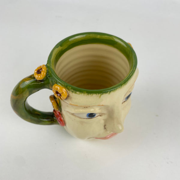 Mug - face with green