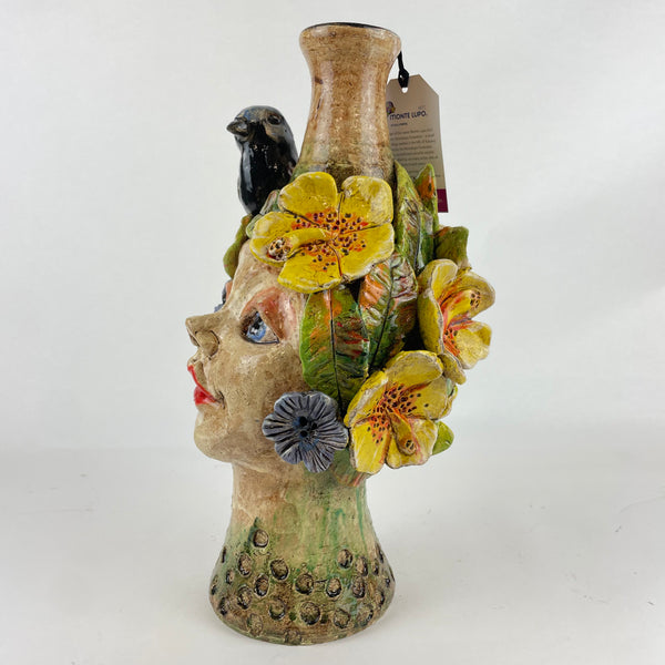 Head vase - fairy wren