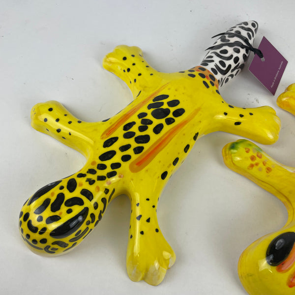 Wall gecko large- assorted yellow