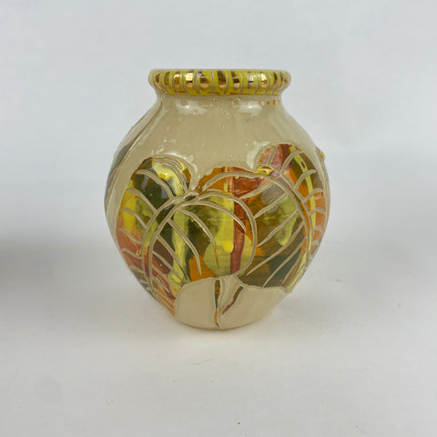 Vase carved luster 1