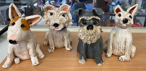 SMALL SITTING DOG SCULPTURE WORKSHOP 24th and 31st January 2025