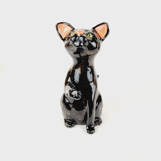 Animal Sculpture - Black Cat Sooty